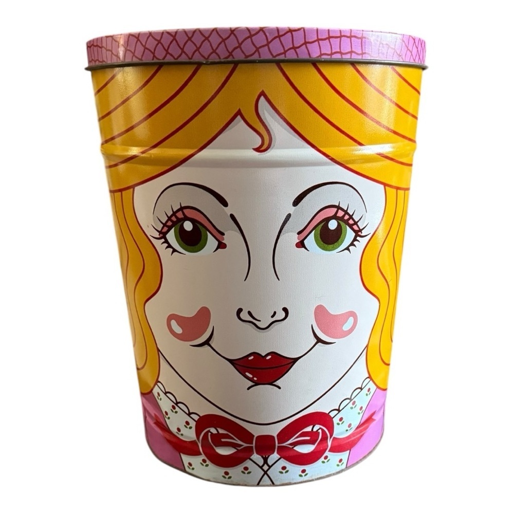 Vintage 1985 The Popcorn Factory Tin